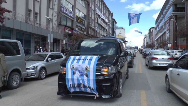 Erzurum’da yarı final maçı öncesi şehir turu