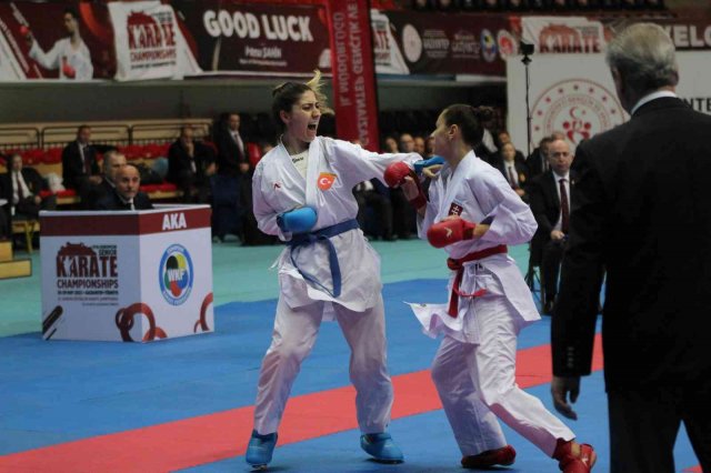 57. Avrupa Büyükler Karate Şampiyonası sürüyor