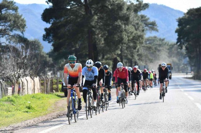 Bisiklet yarışı Marmaris’ten start aldı