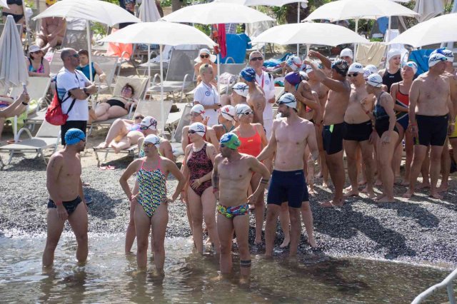 Marmaris rekortmen ve şampiyon yüzücüleri ağırladı