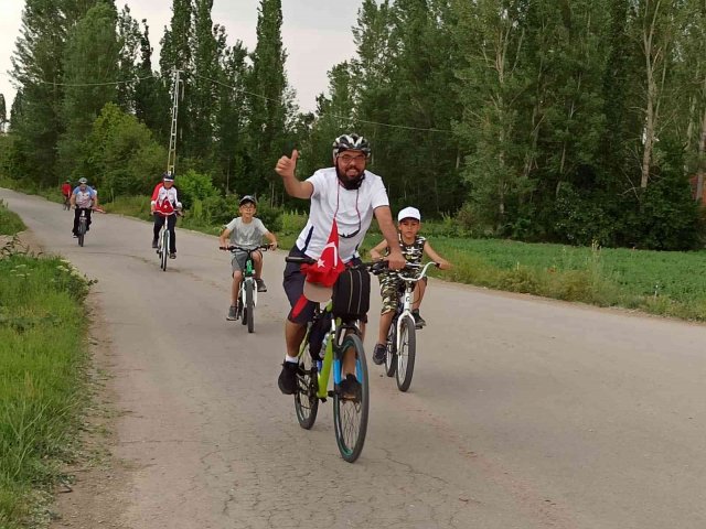 Büyük Taarruz’un başladığı yerde 100. yıl için pedal çevirdiler