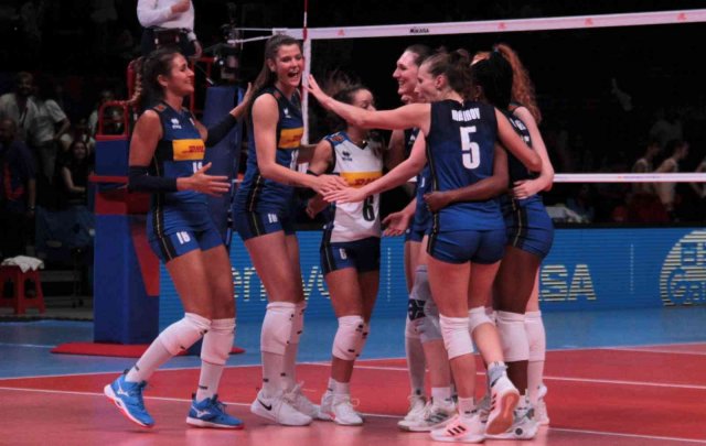 FIVB Milletler Ligi: Belçika: 1 - İtalya: 3