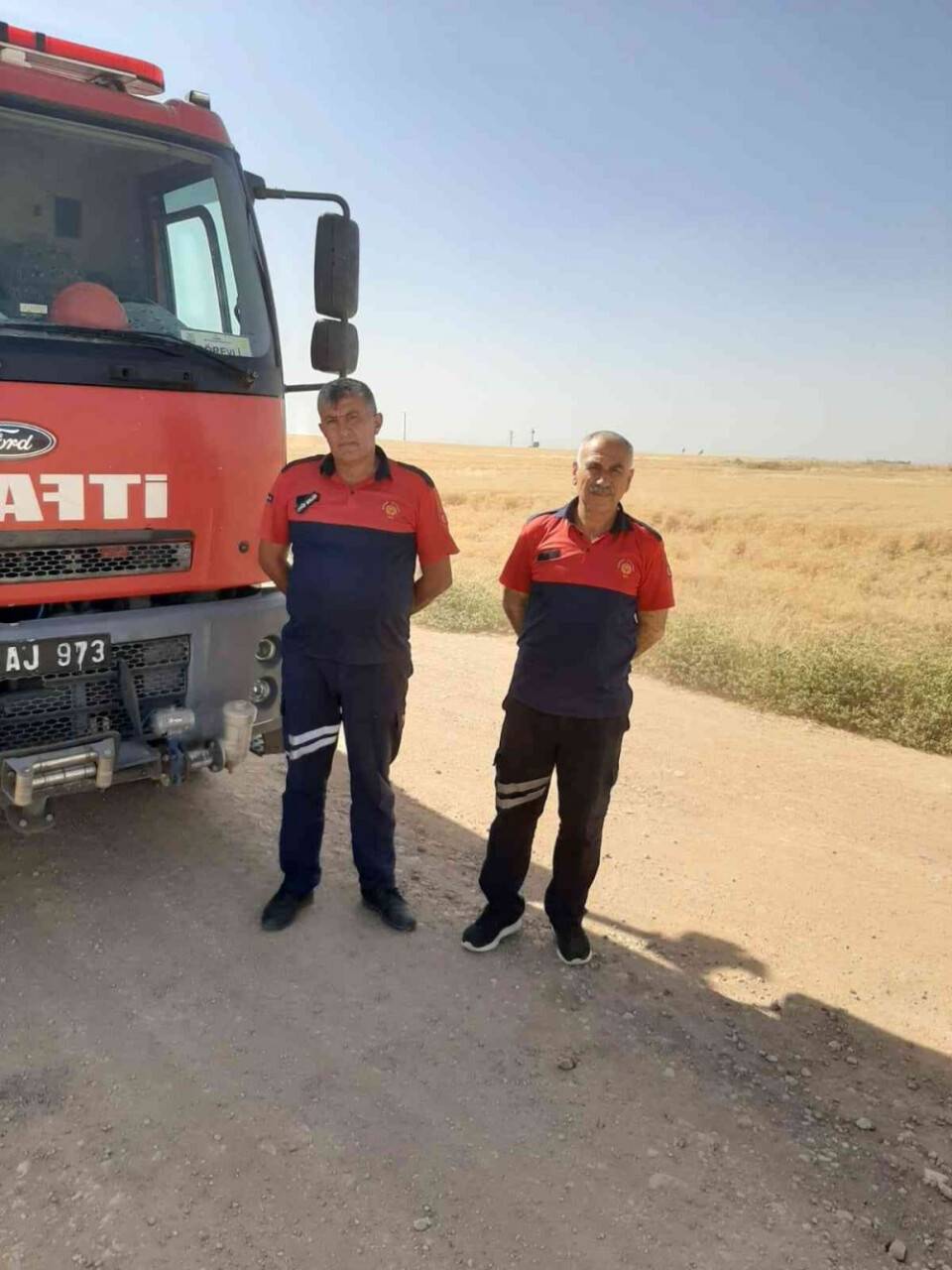 Mardin’de itfaiye ekipleri yangın ihtimaline karşı tetikte