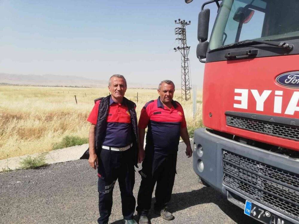 Mardin’de itfaiye ekipleri yangın ihtimaline karşı tetikte