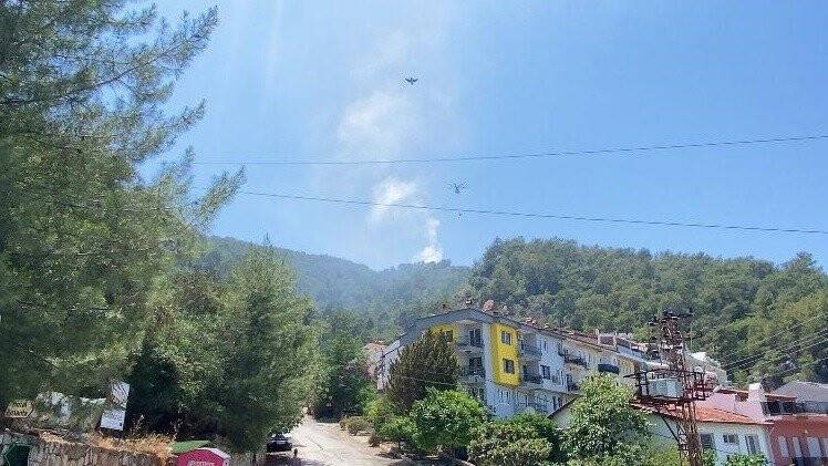 Fethiye ve Seydikemer’de çıkan orman yangınları söndürüldü