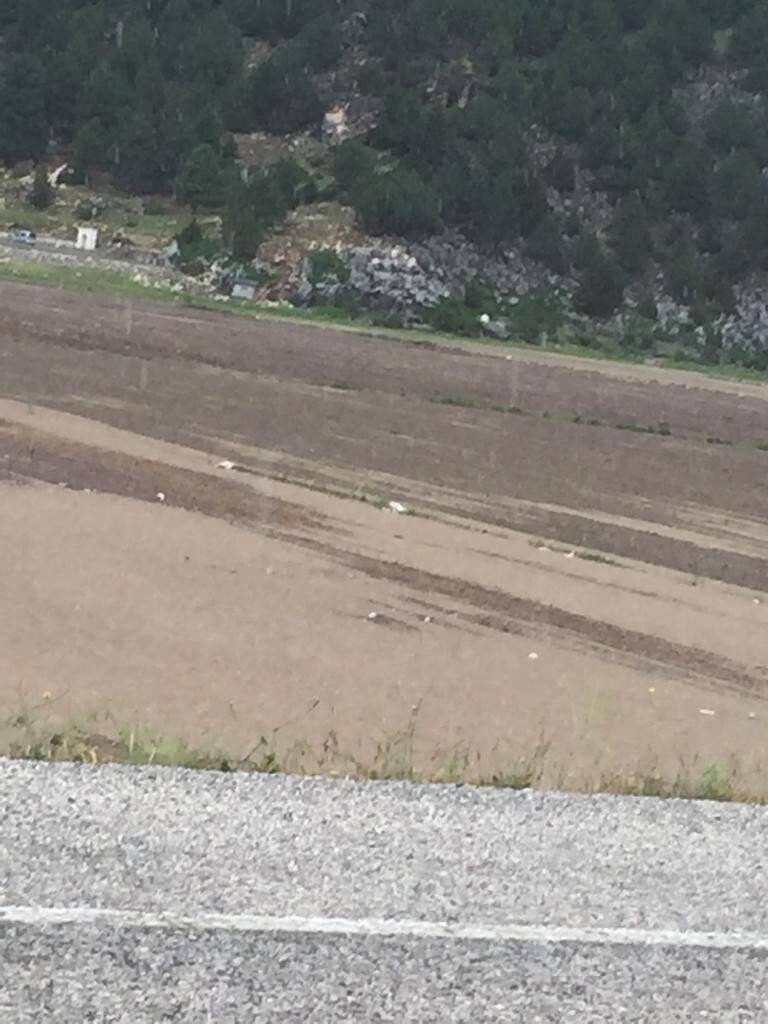 Derebucak’ta ekili araziler sular altında kaldı