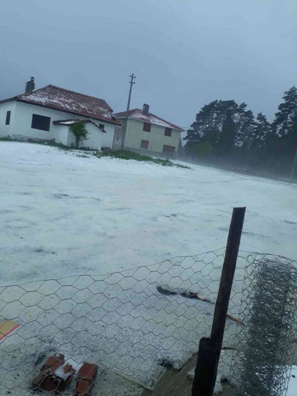 Kastamonu’nun yaylalarına dolu yağdı