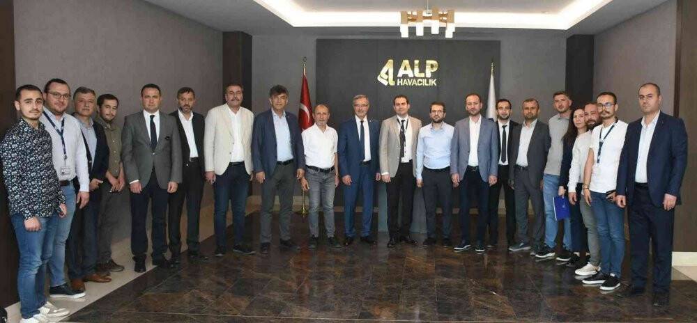 Konya Sanayi Odası'ndan TUSAŞ Motor Sanayii A.Ş. (TEI) ve Alp Havacılık'a iş gezisi