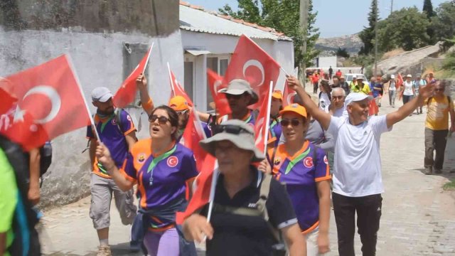 Çanakkale Savaşları kahramanı ‘Yahya Çavuş’ anısına yürüdüler