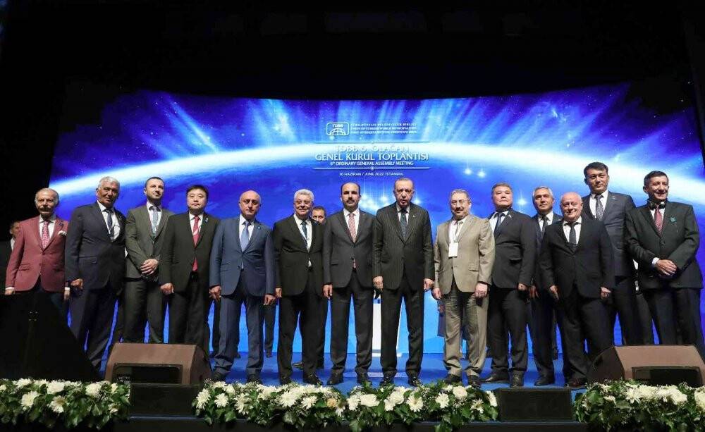 Uğur İbrahim Altay, Türk Dünyası Belediyeler Birliği başkanlığına yeniden deçildi