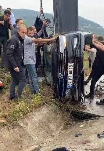 TBMM Başkanı korumaları kaza yaptı