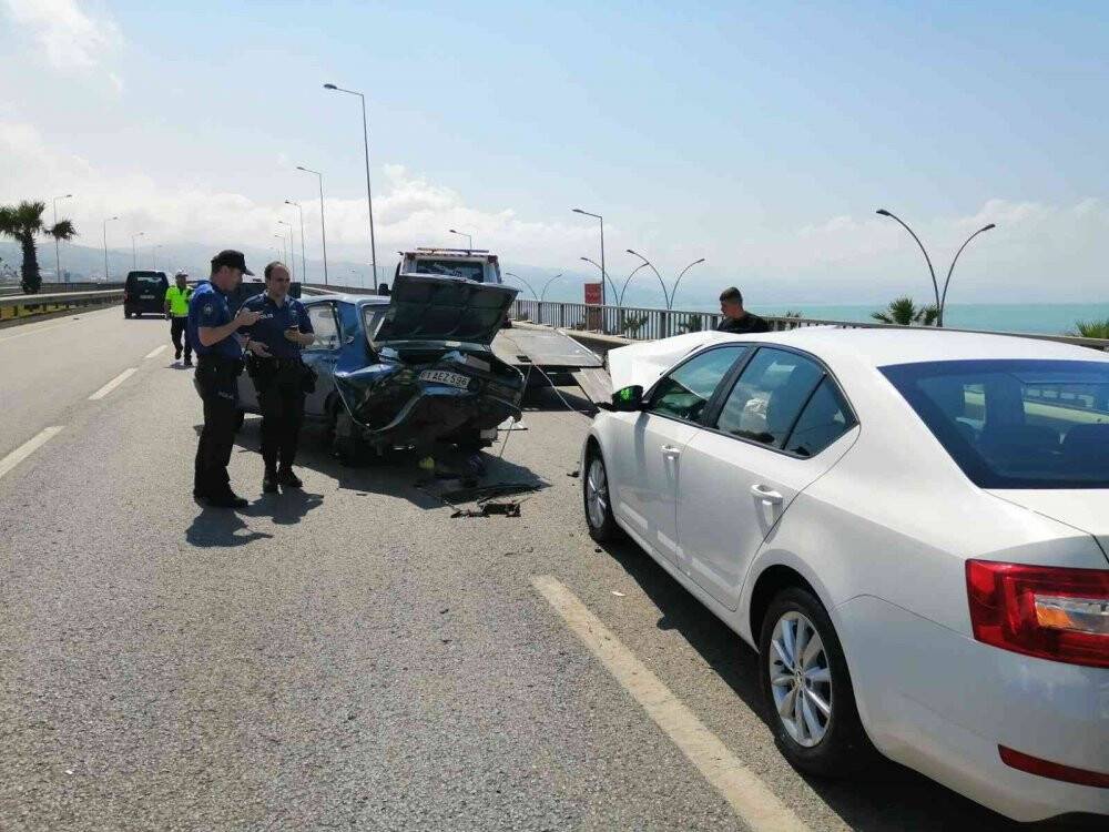 Trabzon’da trafik kazası: 5 yaralı