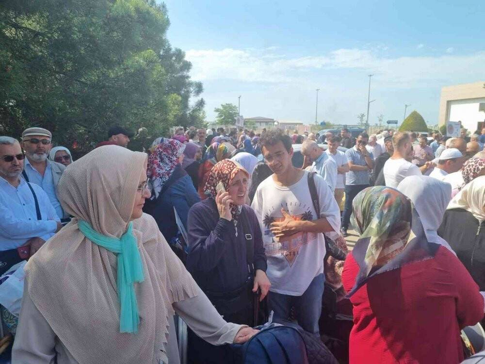 Samsun-Çarşamba Havalimanı’nda hac kafileleri yoğunluğu