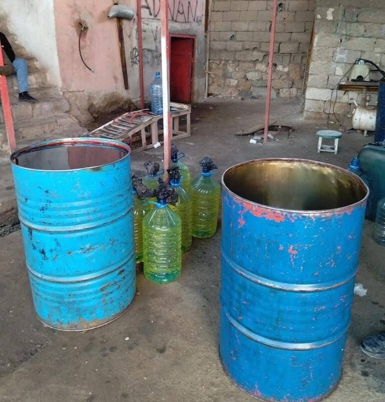 710 litre kaçak akaryakıt ele geçirildi