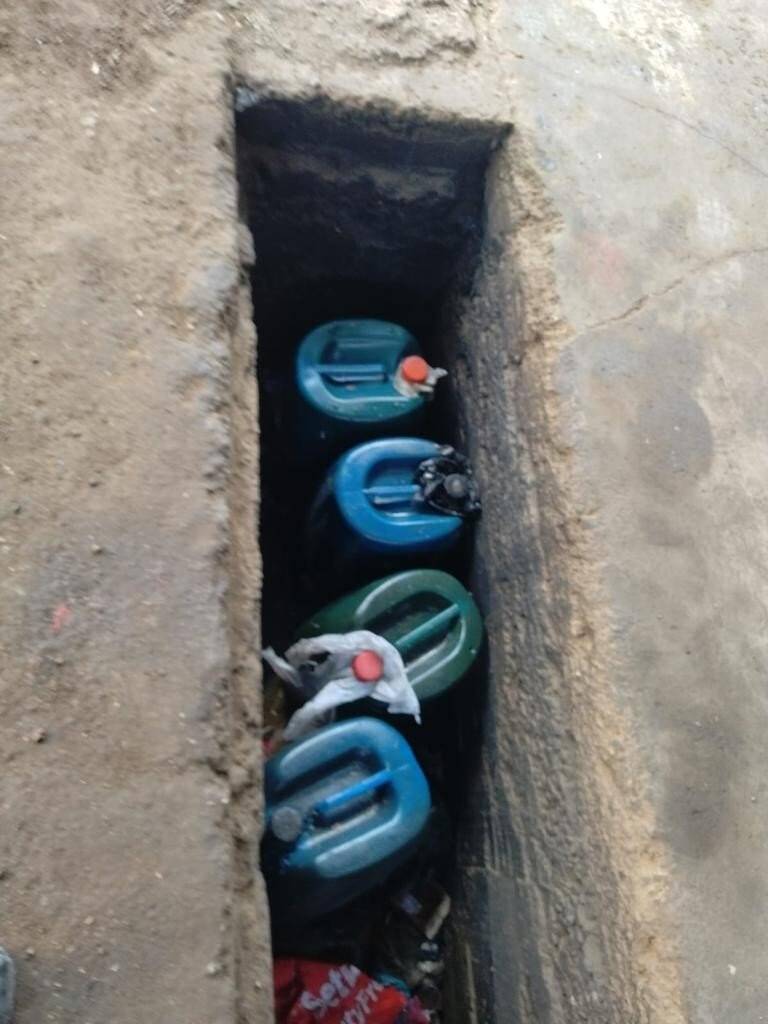 710 litre kaçak akaryakıt ele geçirildi