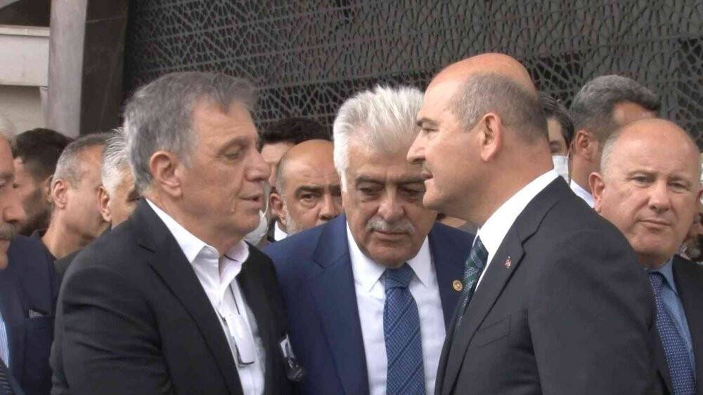 Süleyman Soylu ve Mehmet Nuri Ersoy, Nurettin Özaltın’ın cenazesine katıldı