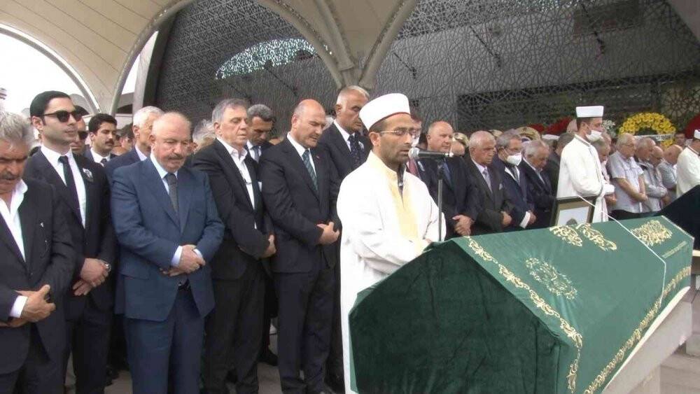 Süleyman Soylu ve Mehmet Nuri Ersoy, Nurettin Özaltın’ın cenazesine katıldı