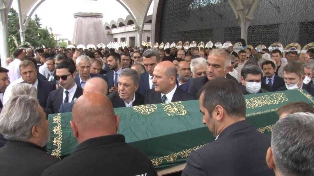 Süleyman Soylu ve Mehmet Nuri Ersoy, Nurettin Özaltın’ın cenazesine katıldı