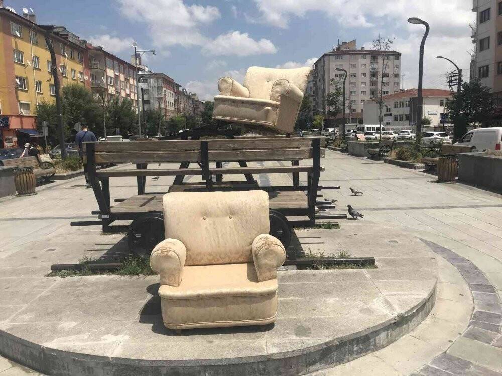 Eskişehir’de ilginç görüntü