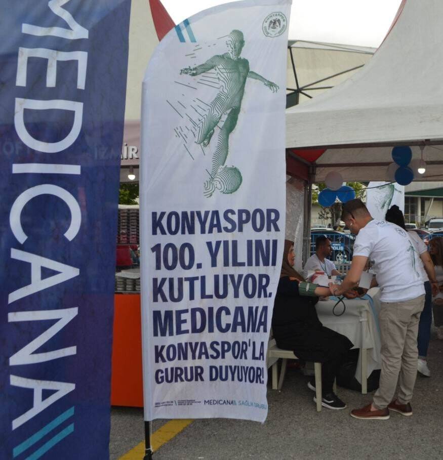Medicana, Konyaspor’un 100. Yıl Festivali'nde sağlığın nabzını tutuyor