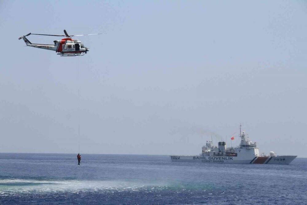 Şehit Teğmen Caner Gönyeli 2022 Tatbikatı’nın deniz safhası nefes kesti