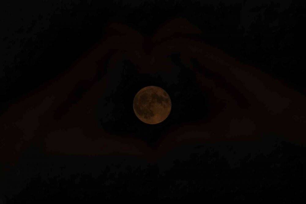 Van’da dolunay güzelliği