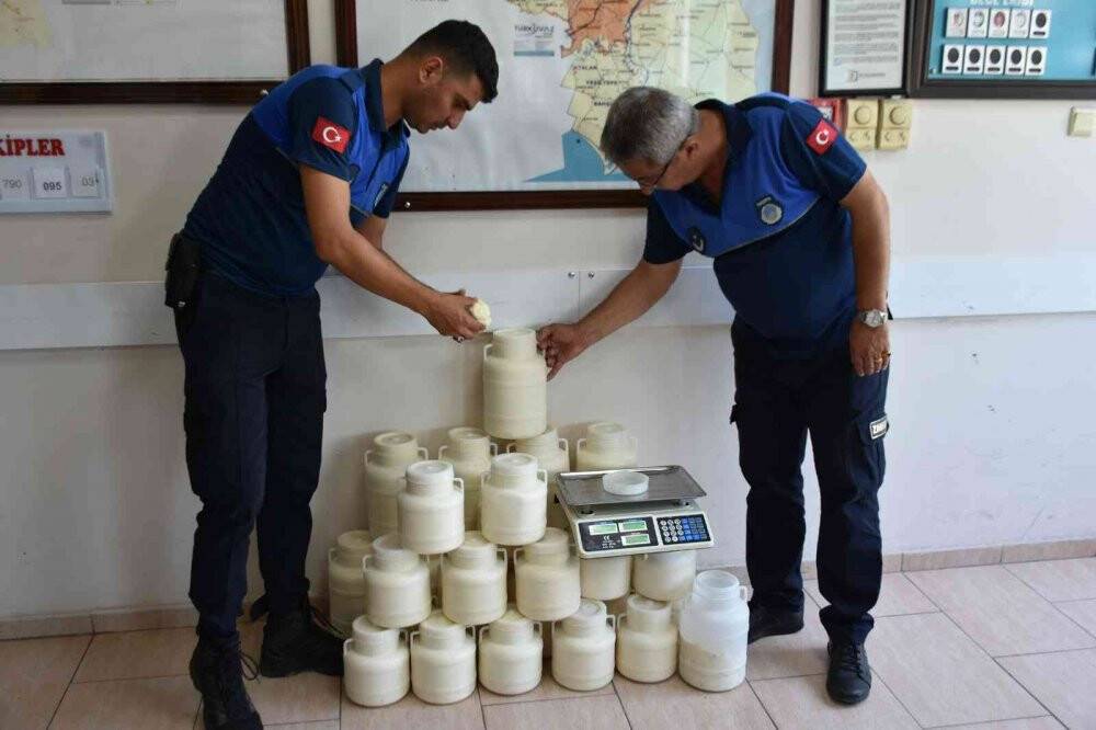 Sağlığa zararlı 830 kilogram peynir ele geçirildi
