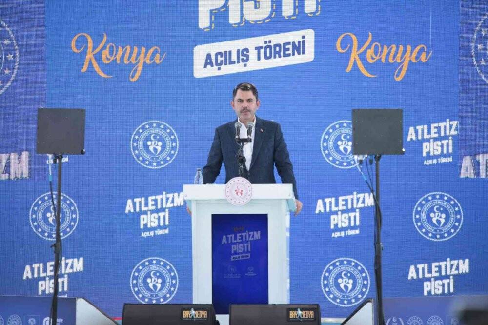 Konya'da Atletizm Pisti'nin Açılış Töreni yapıldı