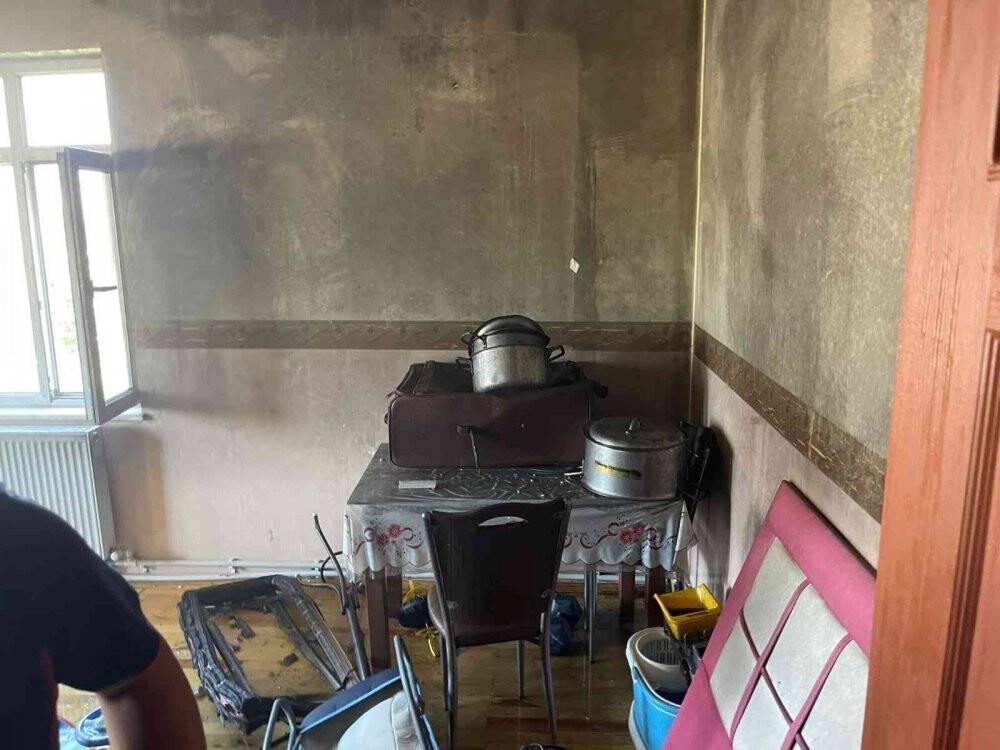 Konya’da müstakil evde yangın