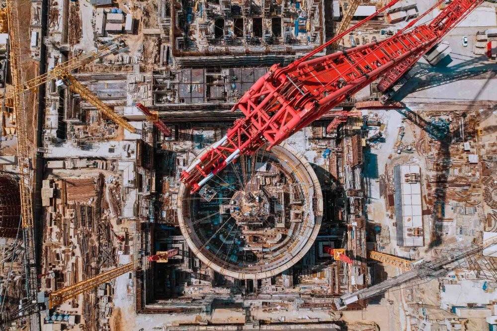 Akkuyu NGS’nin 2. ünitesinde iç koruma kabuğunun 3. katmanı kuruldu