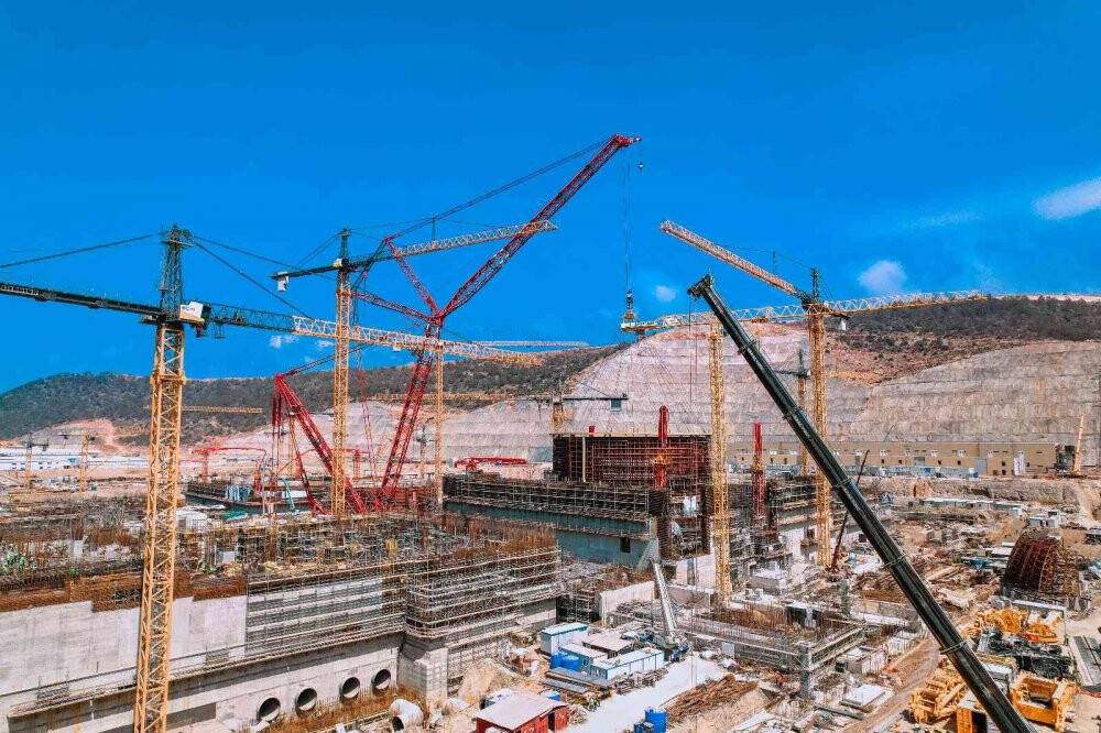 Akkuyu NGS’nin 2. ünitesinde iç koruma kabuğunun 3. katmanı kuruldu