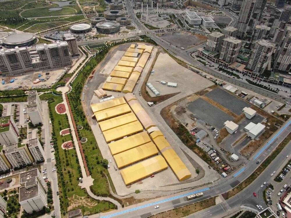 İstanbul’da Kurban Bayramı için çadırlar kuruluyor