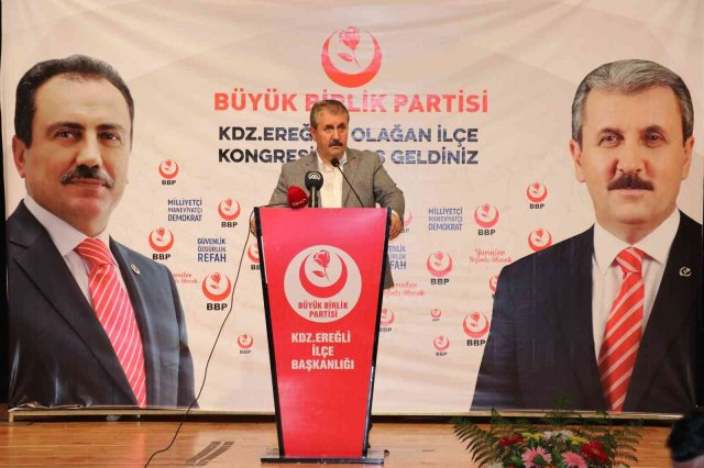 BBP Başkanı Destici’den CHP’li Tanrıkulu’na tepki: "SİHA’lar teröristleri vuruyor, onun da canı yanıyor"