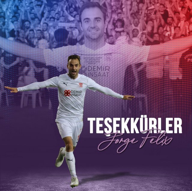 Sivasspor’dan Felix’e teşekkür