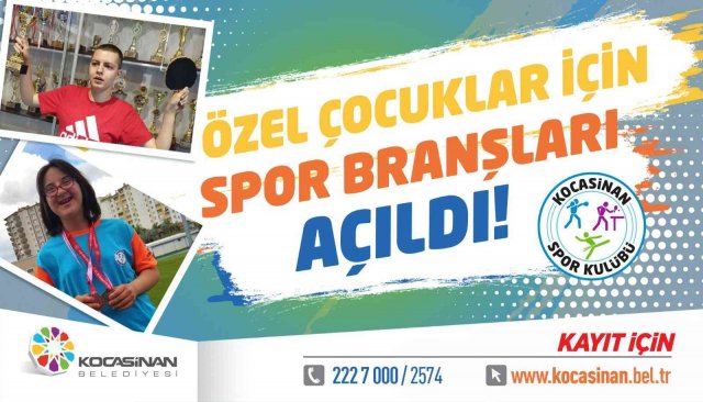 Kocasinan Spor Kulübü ile engeller aşılıyor