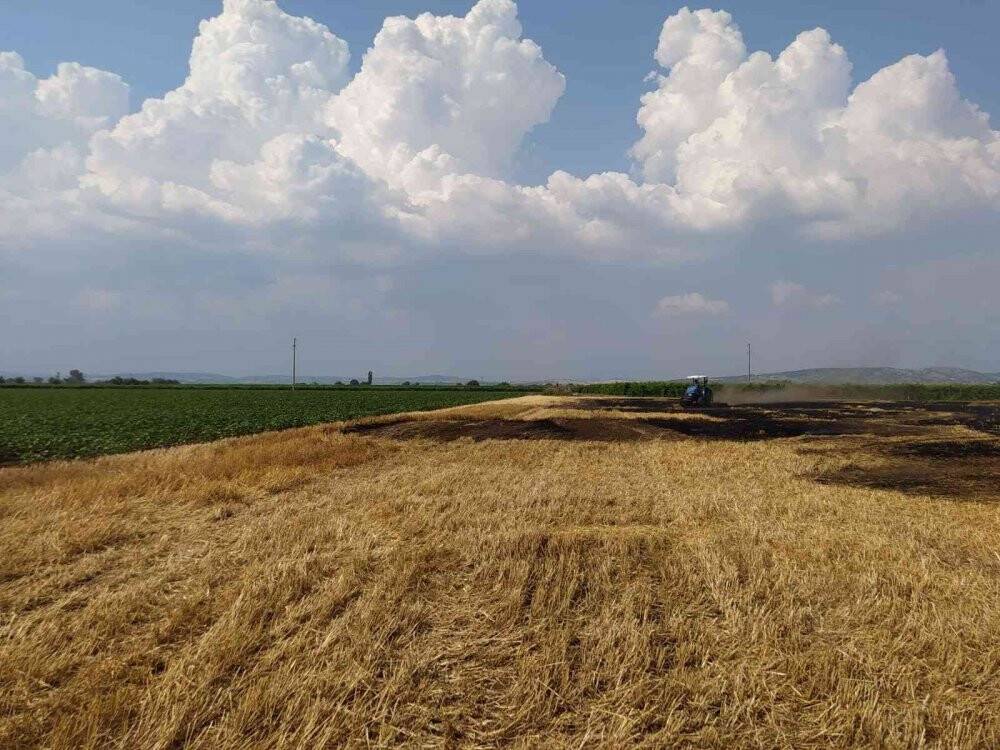 Manisa’da bir haftada 1912 dönüm buğday tarlası yandı