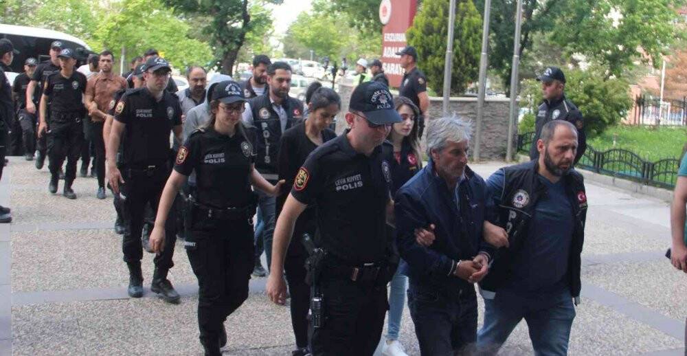 Erzurum’da ‘Torba Patlatma Operasyonu’: 9 gözaltı