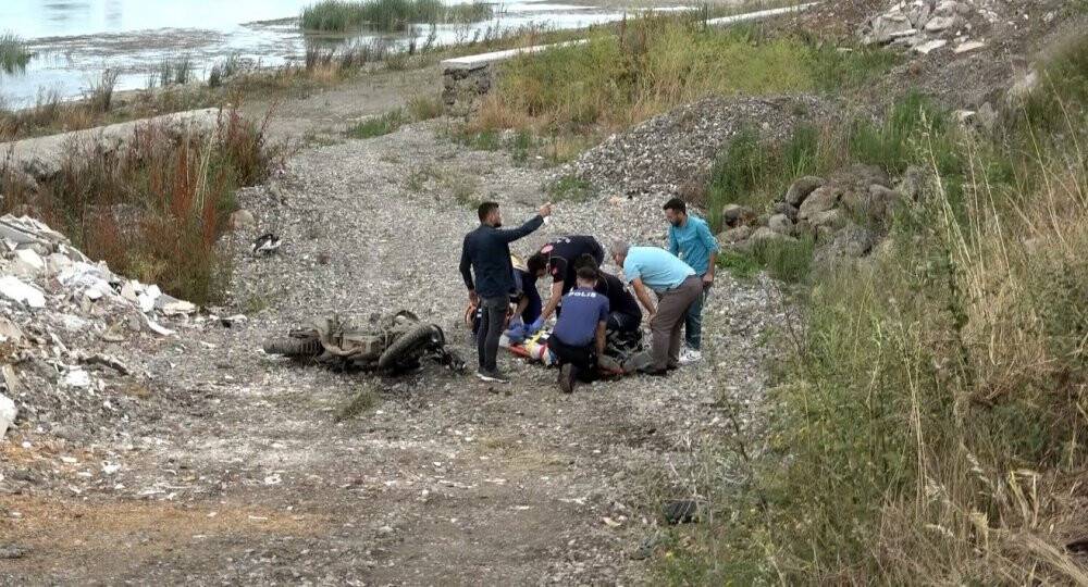 Kazada motosiklet sürücüsü hayatını kaybetti