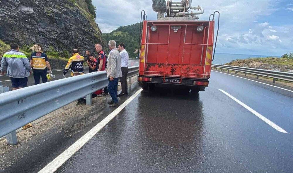 Kazaya müdahaleye giden ekip kaza yaptı: 3 yaralı