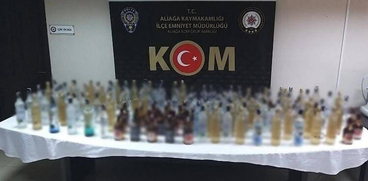 Sahte içkileri eğlence mekanlarına satan şüpheli yakalandı