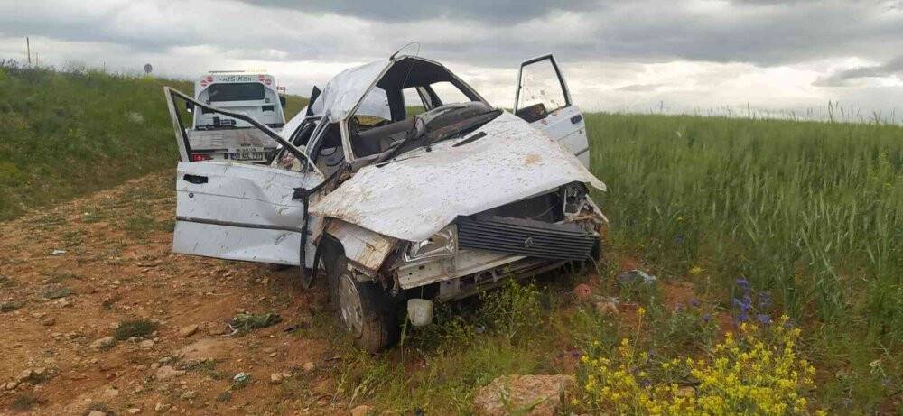 Trafik kazası 1’i ağır 3 yaralı