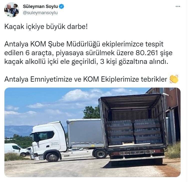 Antalya’da kaçak içkiye büyük darbe