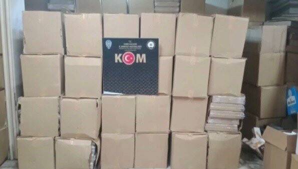 Kamyon kasasından 3 milyon 87 bin kaçak sigara ele geçirildi