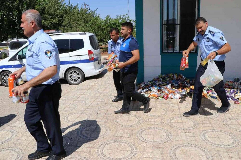 Şanlıurfa’da son kullanım tarihi geçmiş binlerce ürün imha edildi