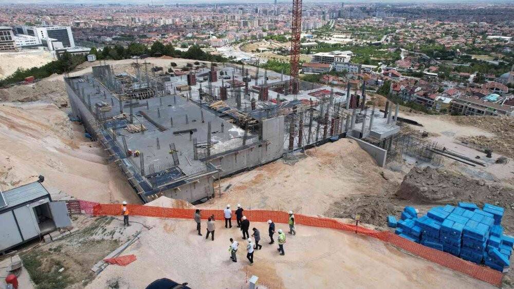 Başkan Altay  Akyokuş Kasrı ve palye düzenleme çalışmalarını inceledi