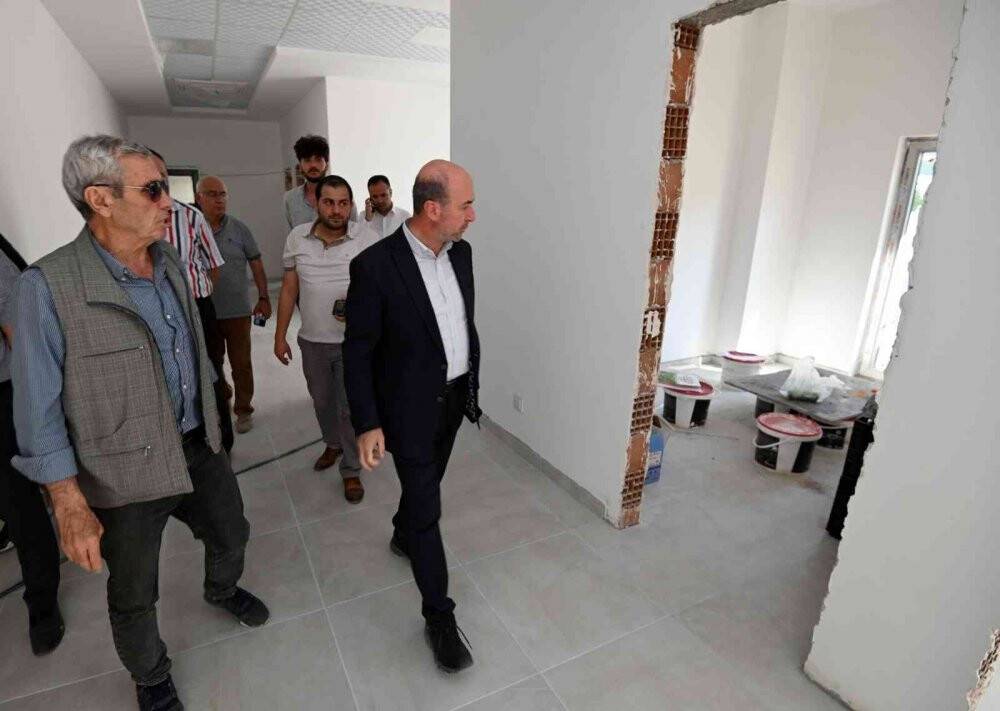 Bedir Sosyal Tesisi'nde yapım çalışmaları hızla devam ediyor