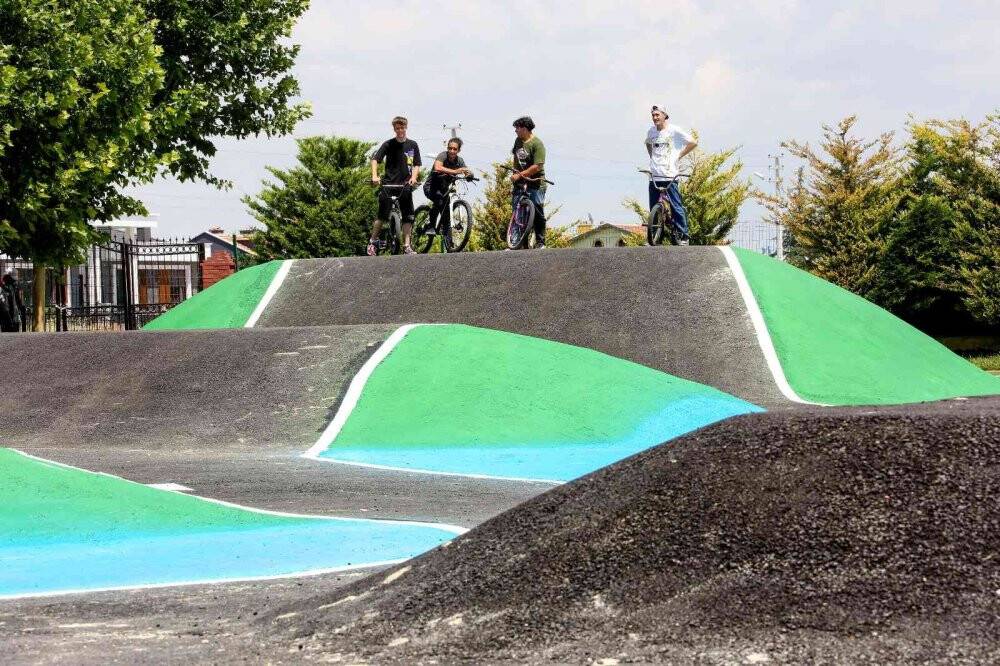 Meram'ın Berlika Parkı'na kazandırdığı parkur hizmet vermeye başladı