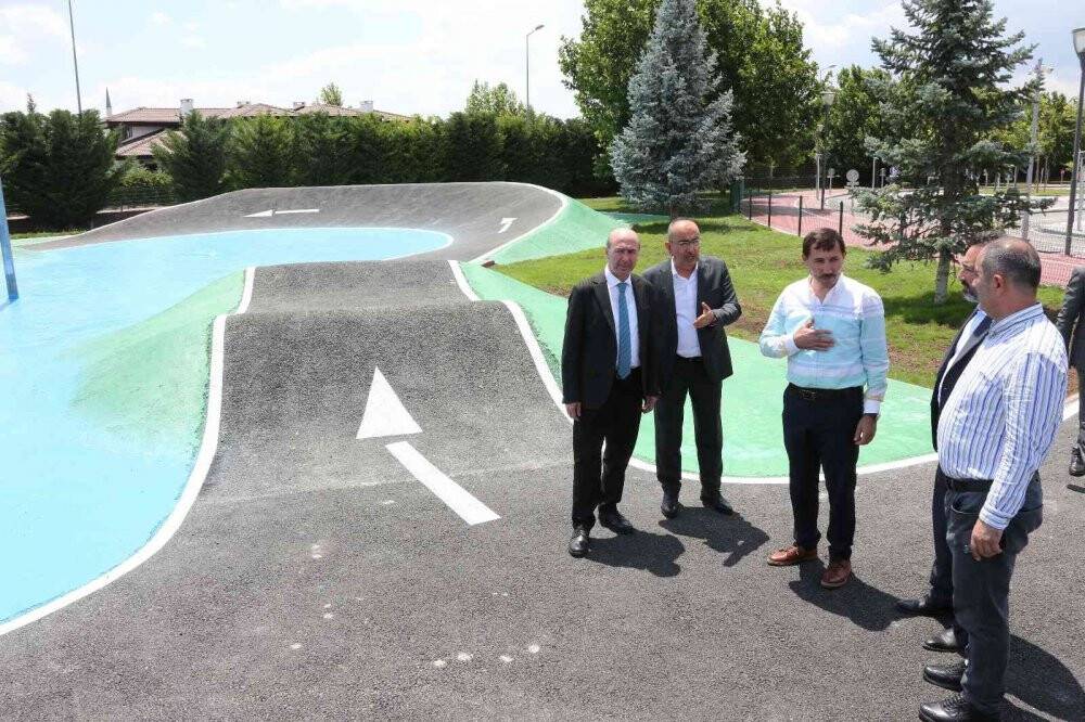 Meram'ın Berlika Parkı'na kazandırdığı parkur hizmet vermeye başladı