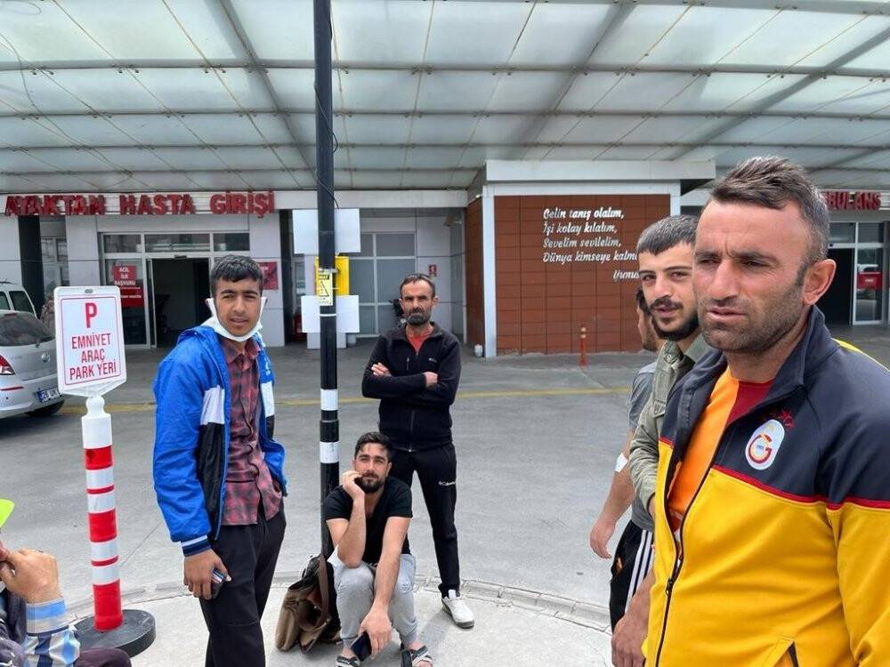 Şantiyedeki yemekten zehirlenen 28 işçi hastanelik oldu