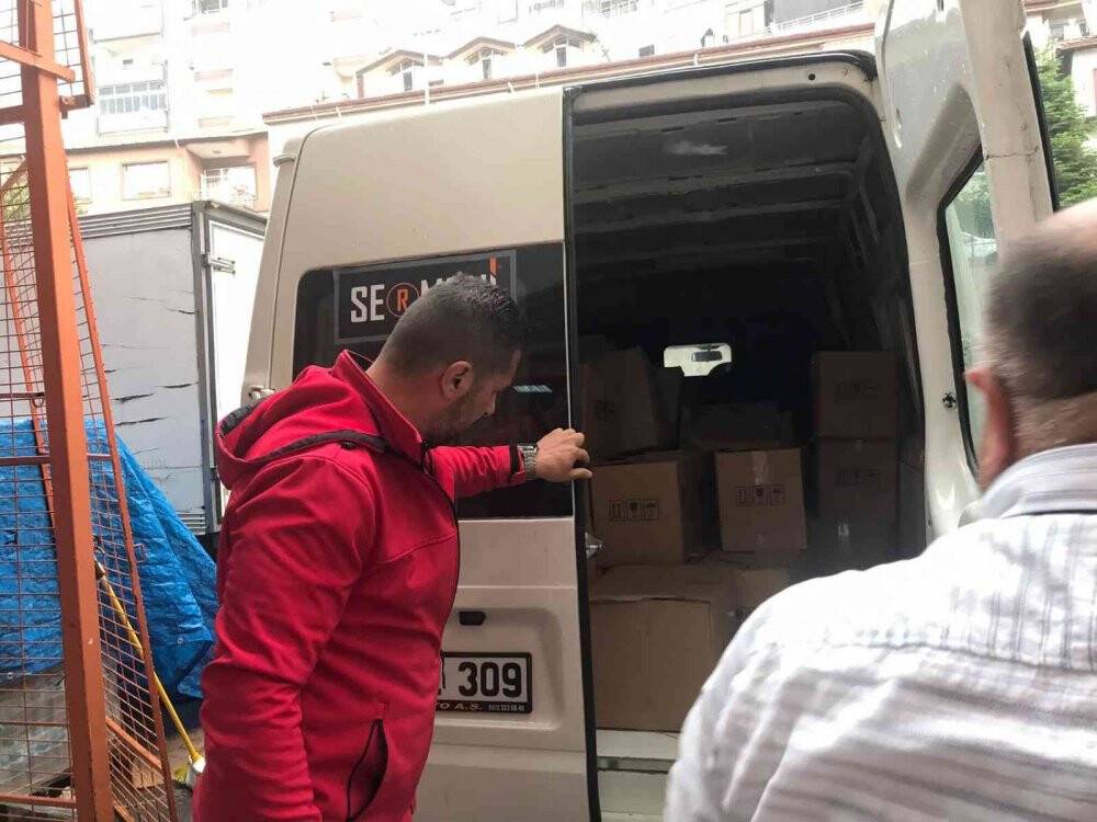 Türk Kızılay’ı Kdz. Ereğli Şubesi afet bölgesine yardıma gitti